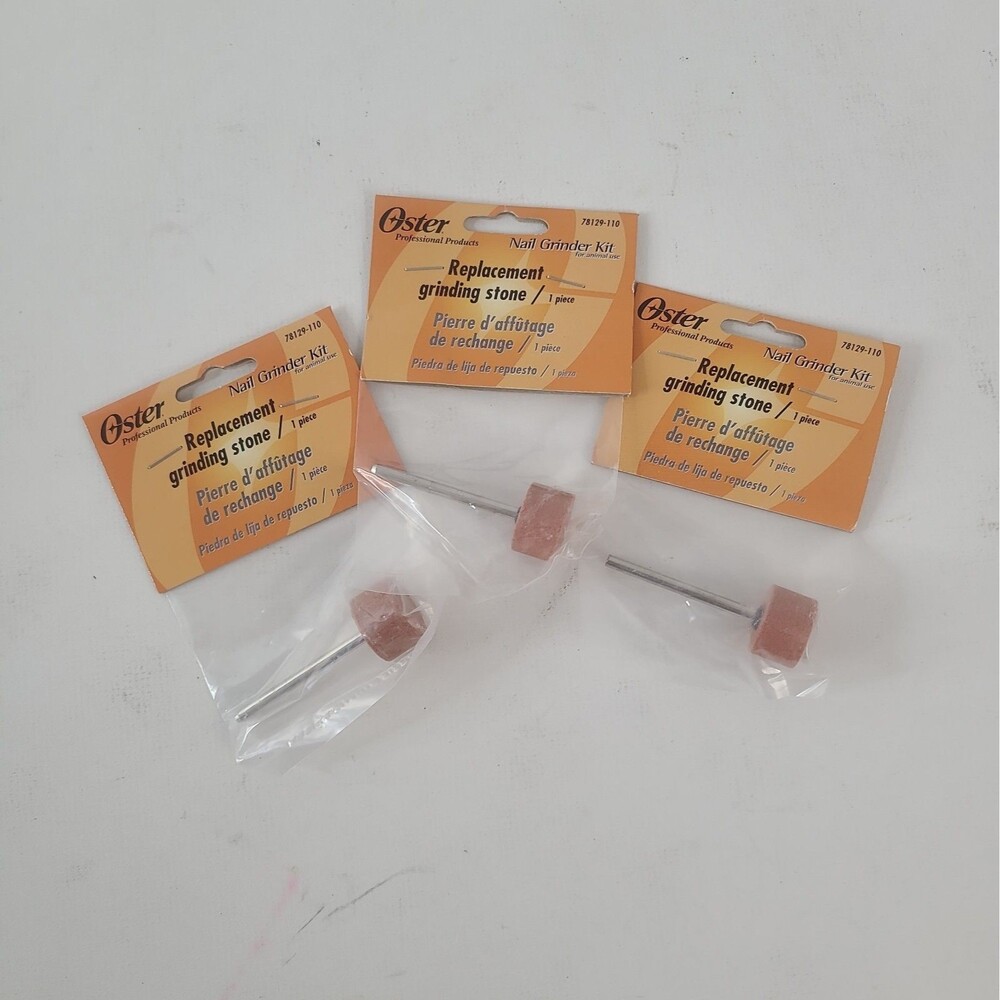 3 pack Oster Gentle Paw Nail Pet Grooming Grinder Replacement Grinding Stone
